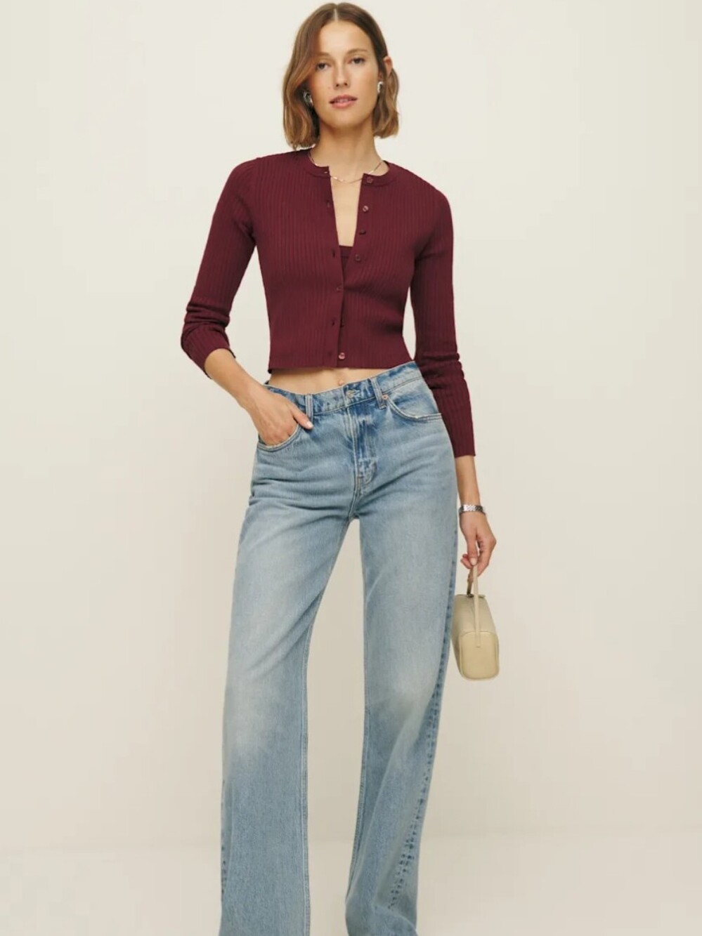 Reformation Joanne Cotton Cardigan
